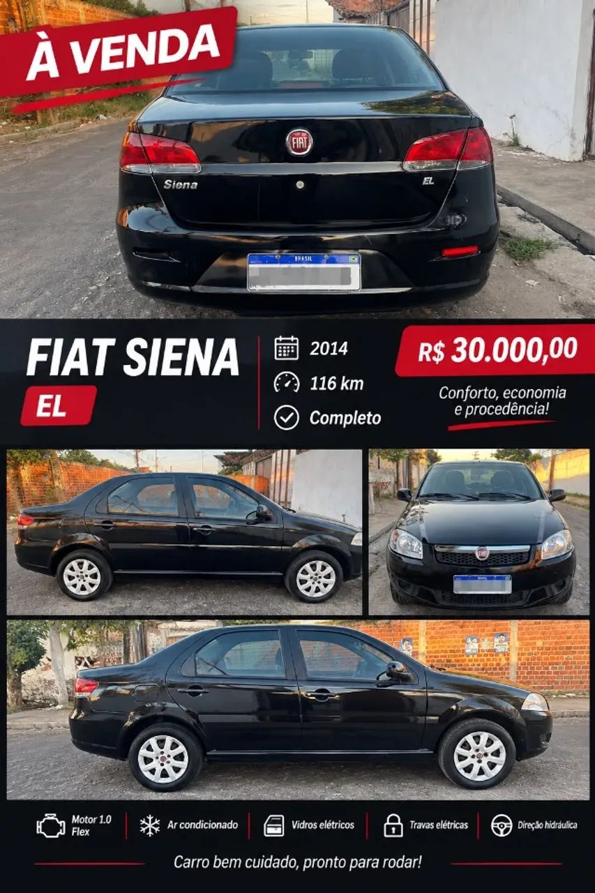 Fiat Siena 1.0 8V 2014