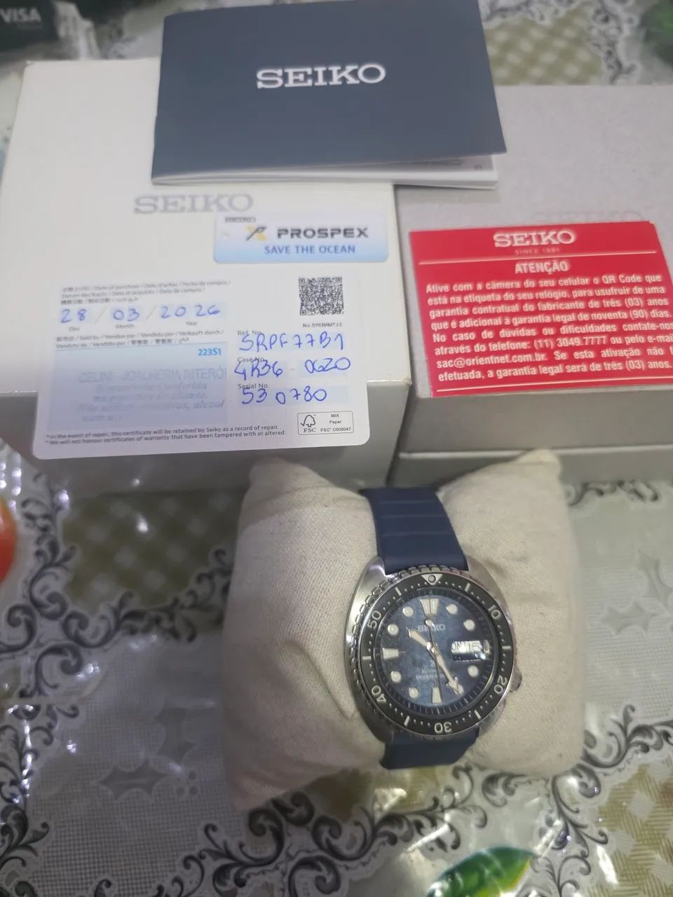 Relógio Seiko Prospex Turtle Manta Ray  - Foto 3