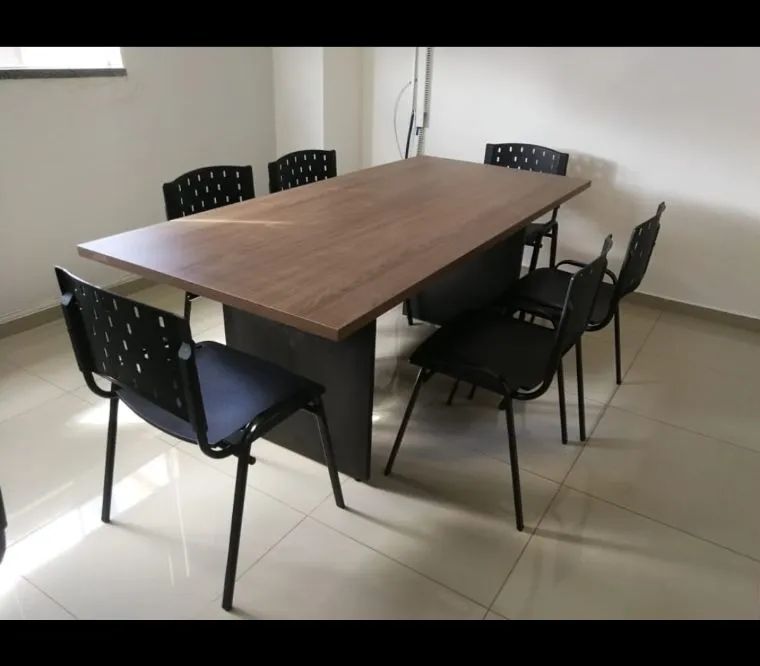 Mesa para Sala de Reuniões - Amadeirada  - Foto 4