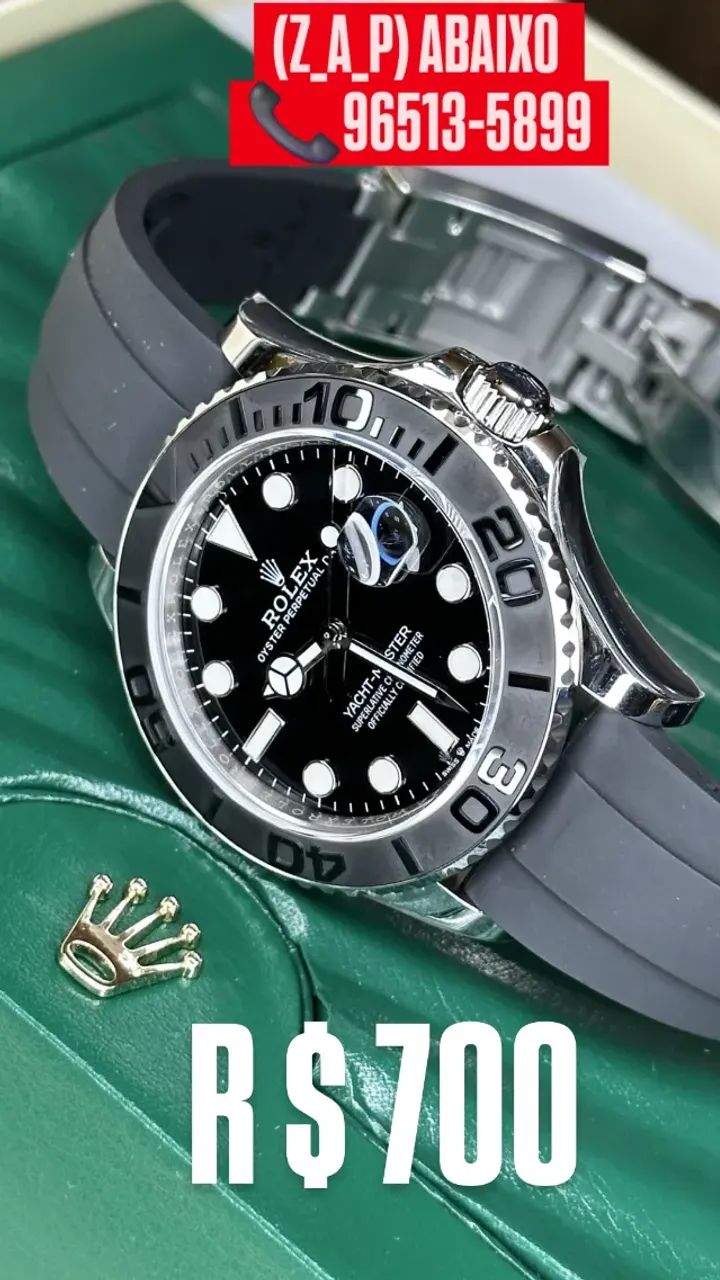 Relógio ROLEX YACHT MASTER AUTOMÁTICO  - ENTREGAMOS  - Foto 3