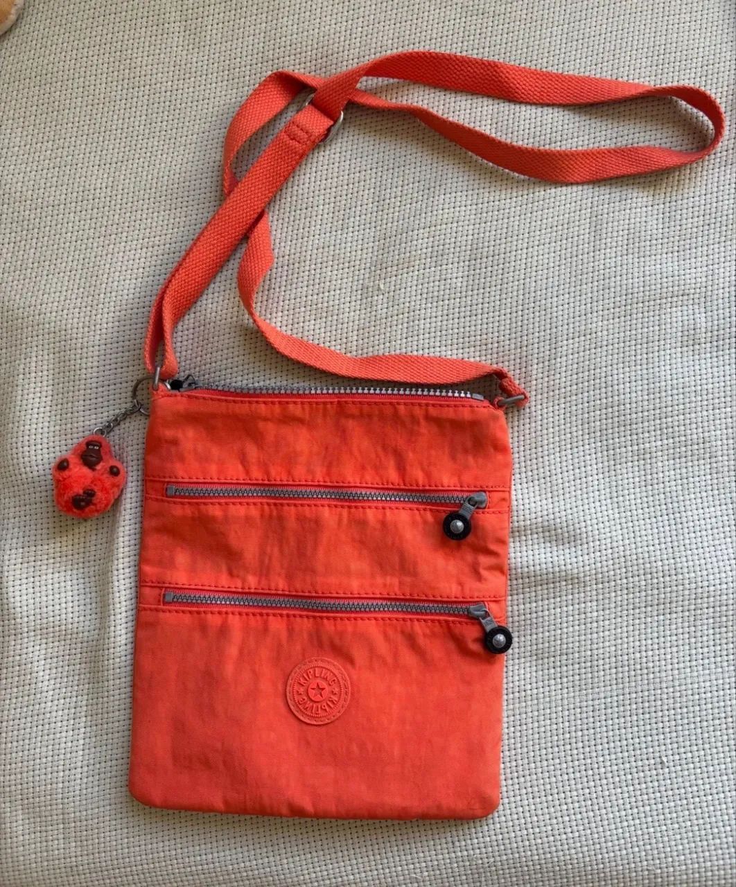 Bolsa Kipling Laranja Transversal