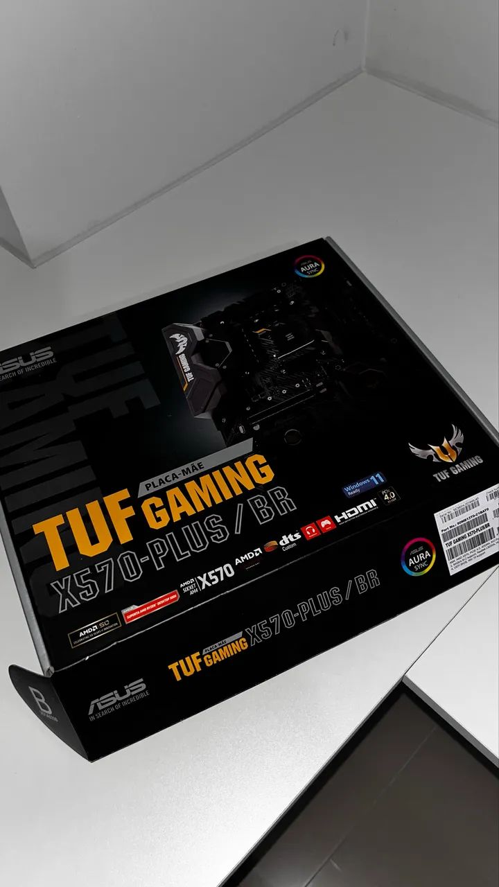 Placa-mãe ASUS TUF Gaming X570-Plus/BR, excelente placa e 100% funcional. - Foto 2