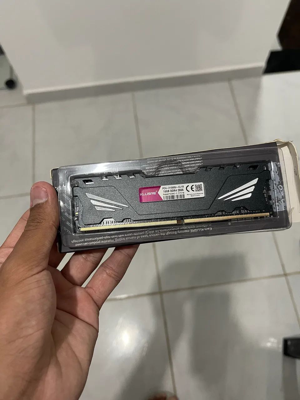 Memória ram ddr4