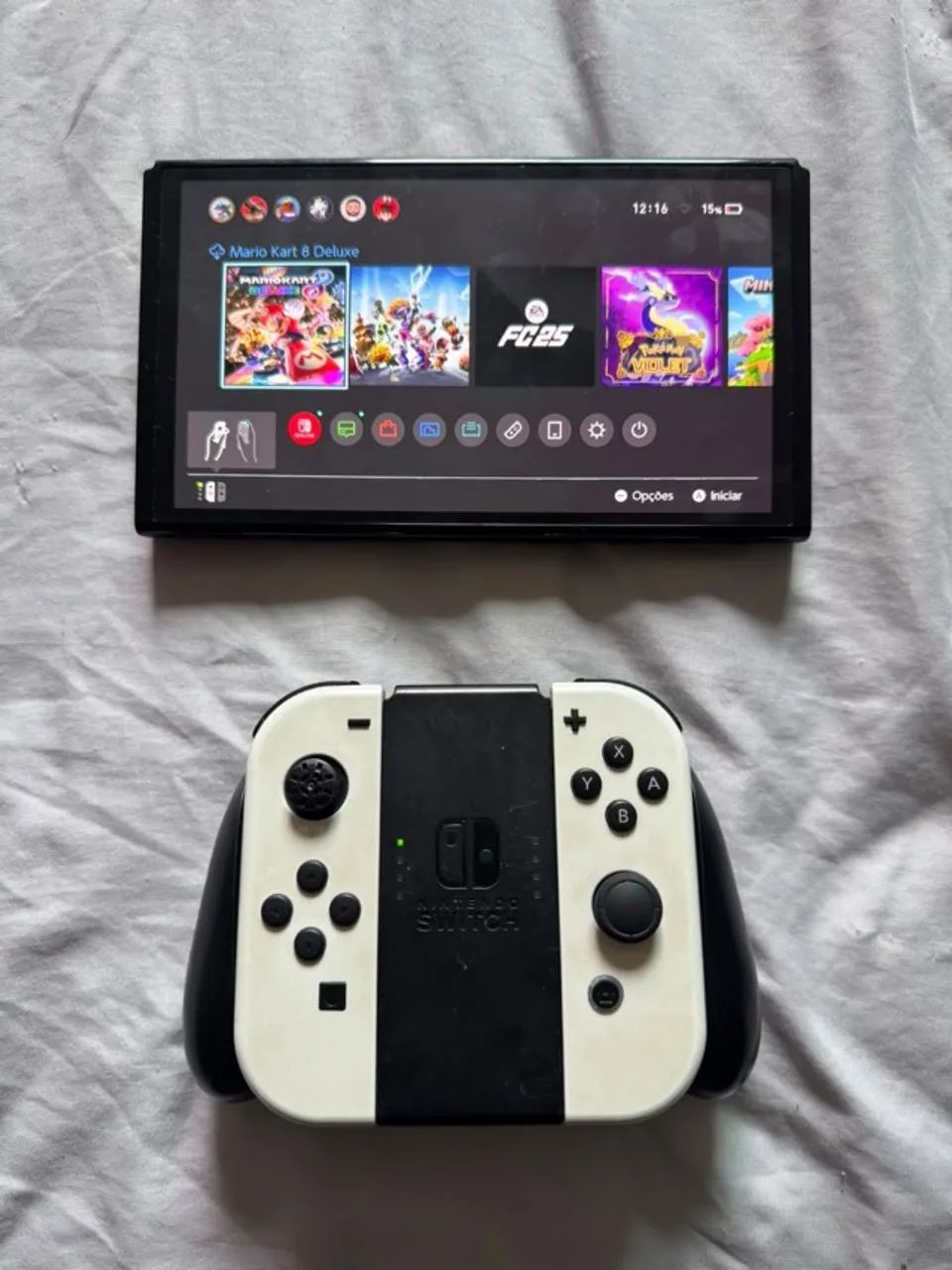 nintendo switch oled (troco em xbox ou em switch 2 com volta minha)