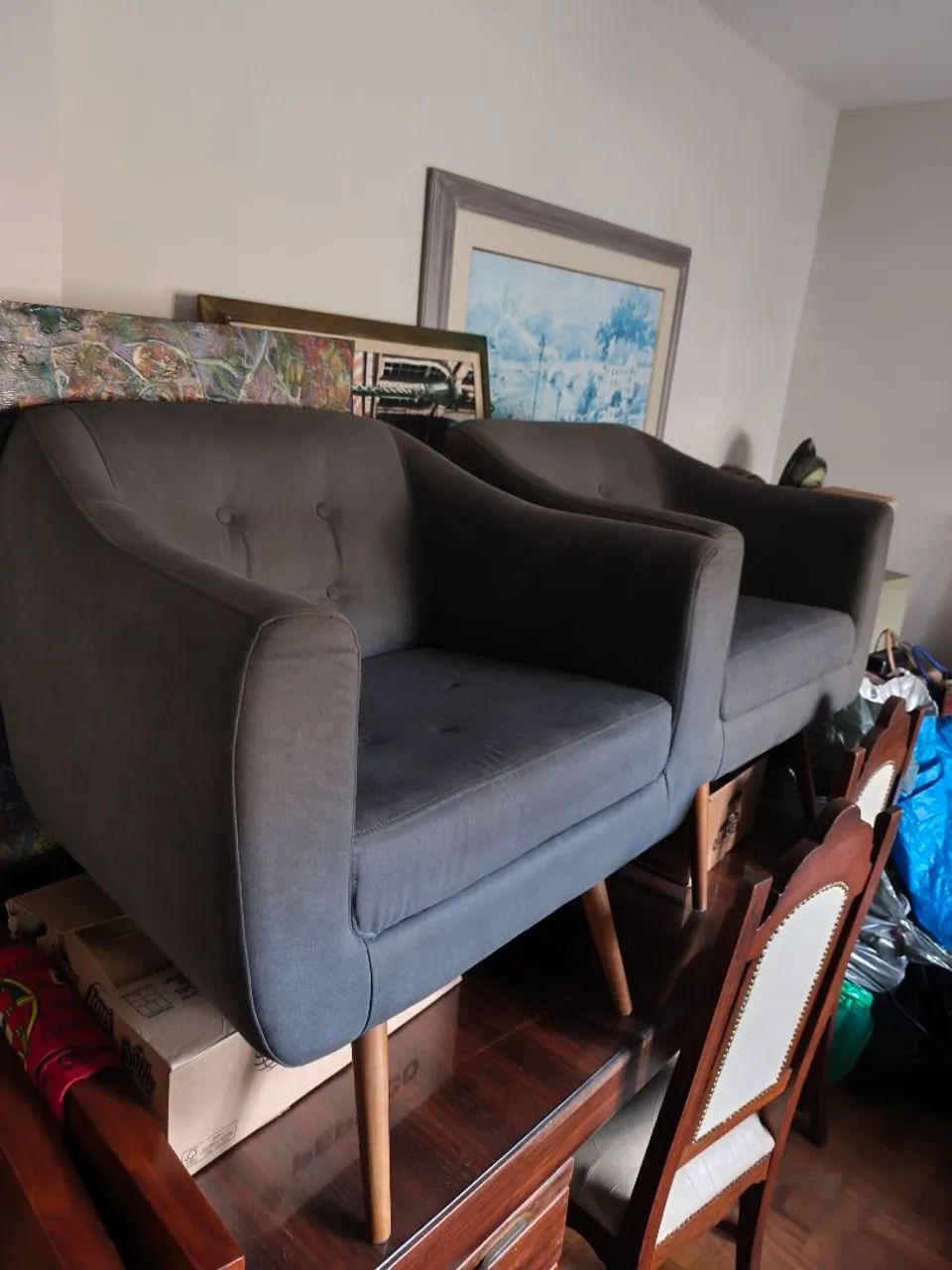 Poltronas Pés palito. Valor do Par. - Foto 2