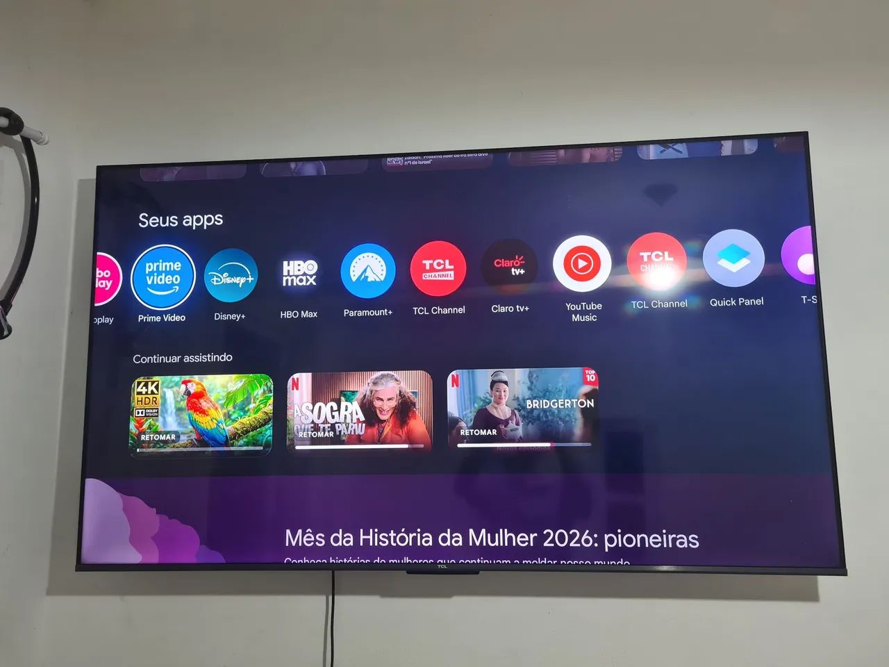 Tv smart tcl 65 polegadas  - Foto 3
