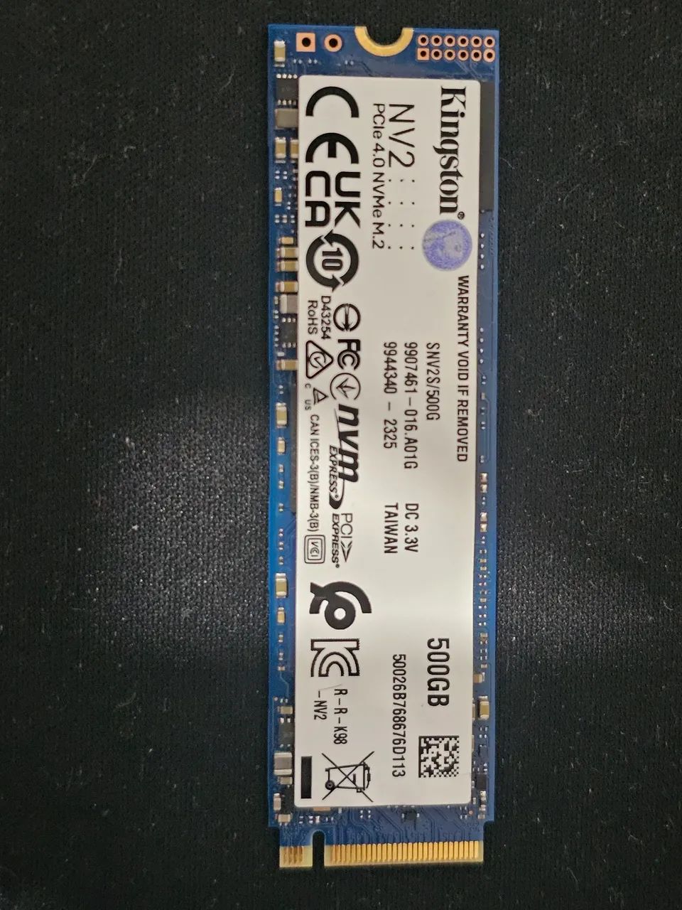 Ssd Kingston Nv2 500GB Pci 4.0