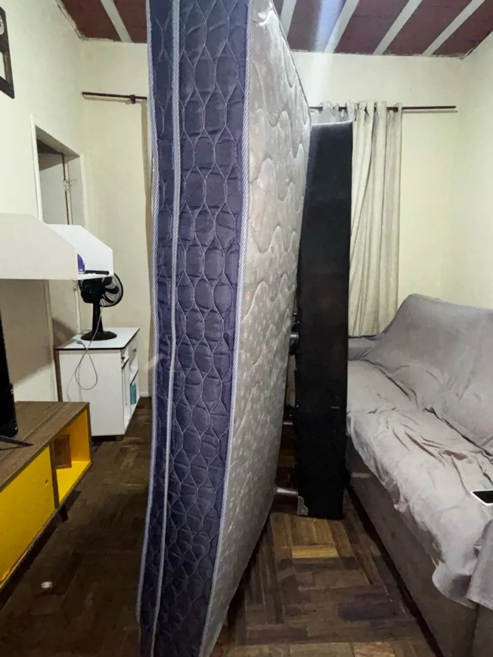 cama de solteiro (com box e colchão) - Foto 2