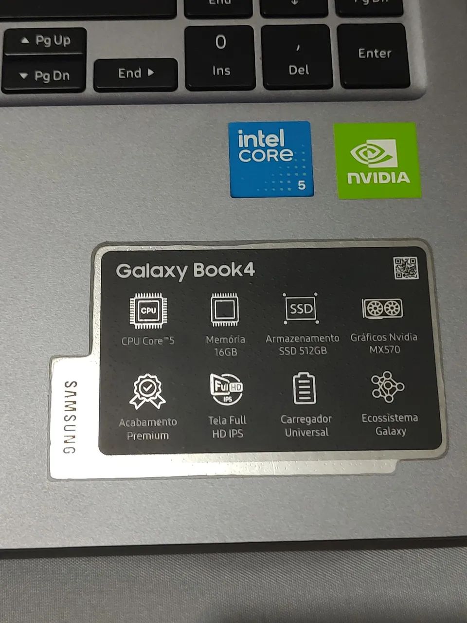 Notebook Galaxy Book 4 SSD 512 e 16Gb de RAM - Foto 4