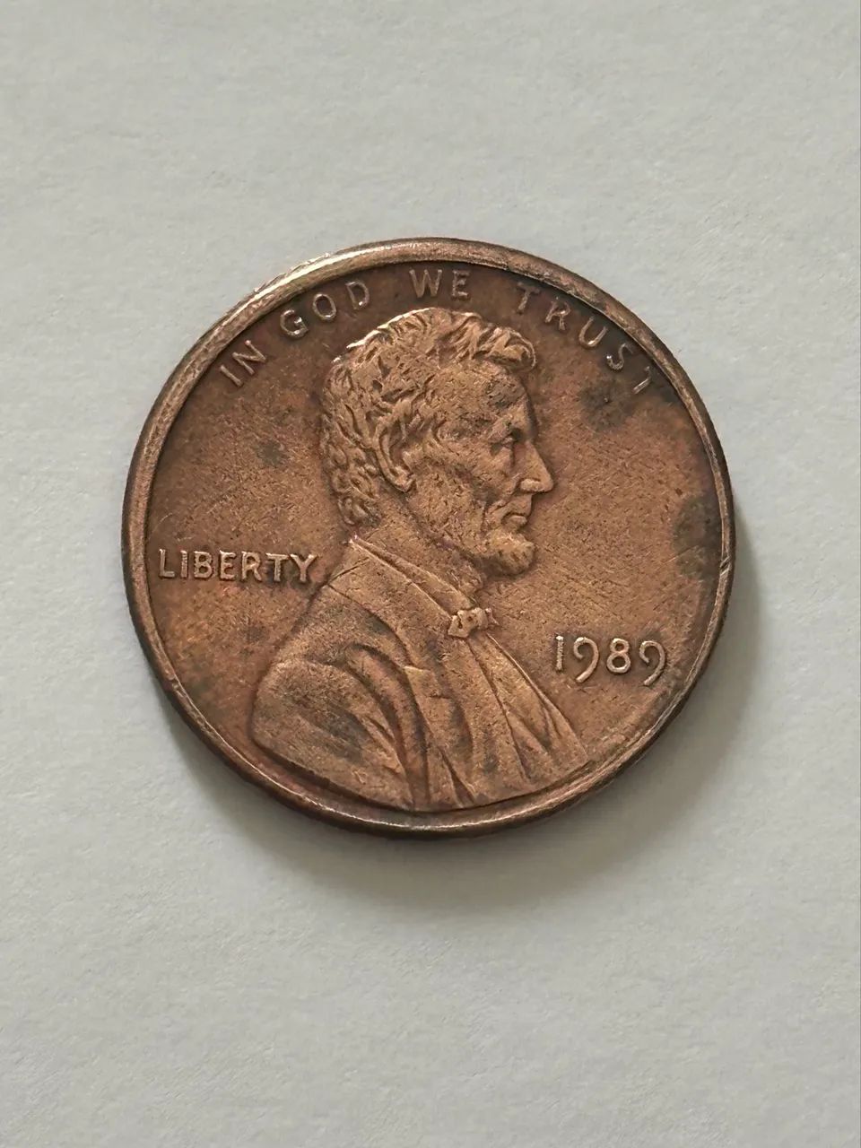 Moeda Americana 1 Centavo De Dólar 1989 Lincoln