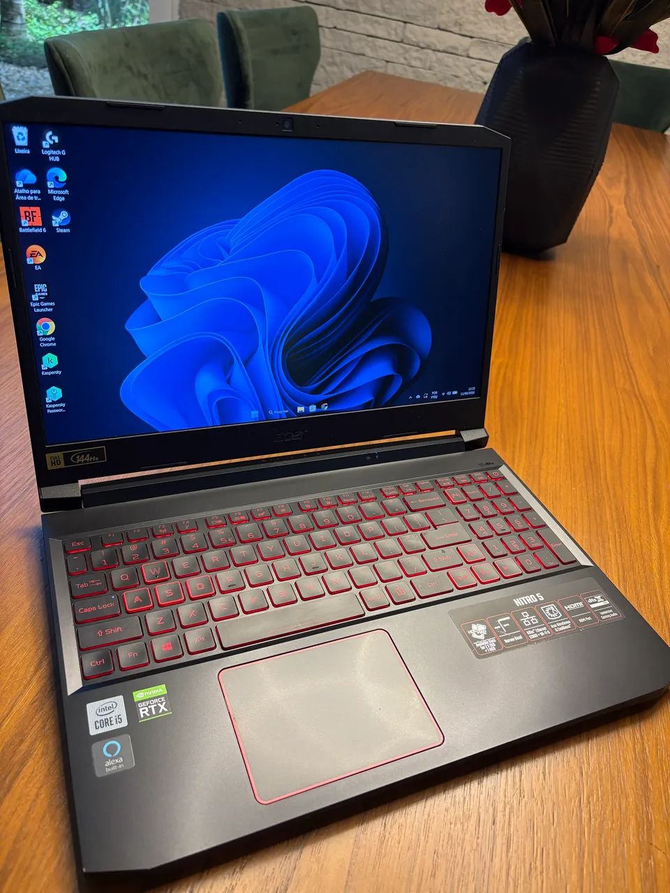 Acer Nitro 5, i5 RTX 3050 16gb ram - Foto 2