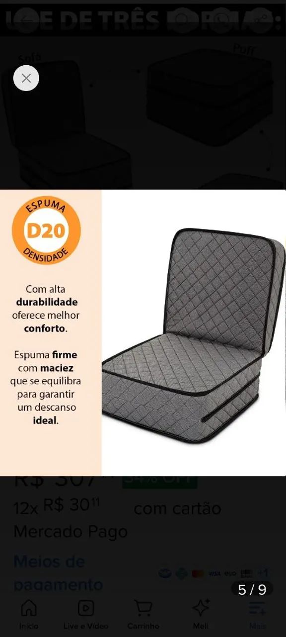 Os 03 Puffs por 300 reais ! - Foto 3