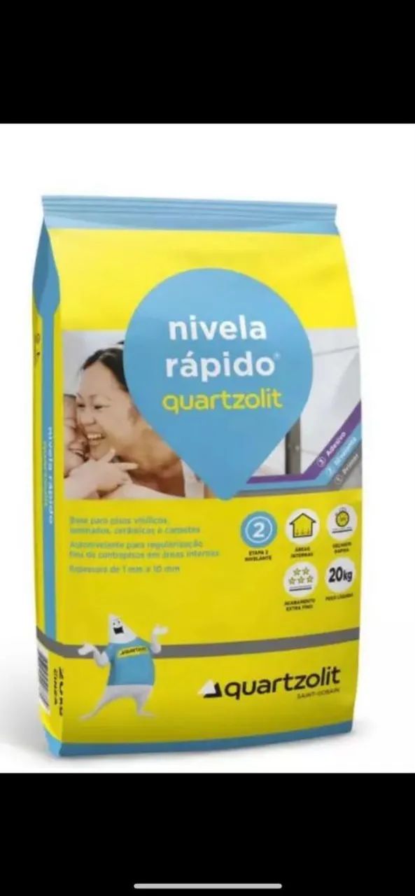 Argamassa nivela rápido <br>Tem uns 55 sacos <br>Cada sai a 60$
