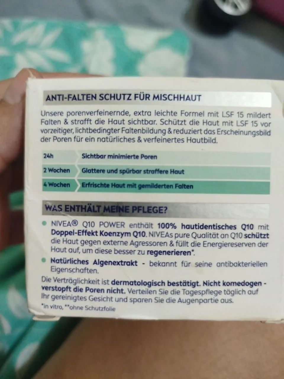 Q10 ANTI-FALTEN NIVEA LSF15 EXTRA LECHTE 50ML - Foto 4