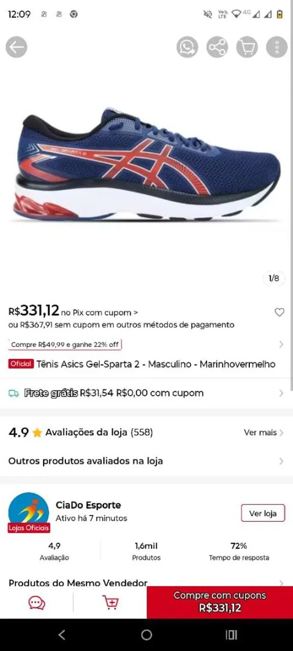 Tênis Asics seminovo - Foto 5