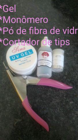Kit alongamentos em gel