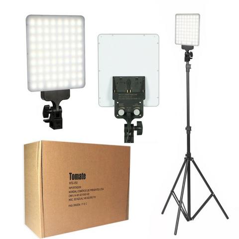 Iluminador Led Ring Light Bicolor FX-LED520C Tomate Kit Completo Tripé para Foto e Vídeo