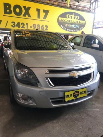 Chevrolet Cobalt 2015 + GNV ltz (mylink, volante multifuncional, automático TOP de linha) - Foto 3