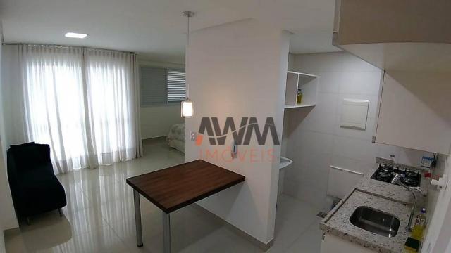 Apartamento de um quarto semi mobiliado - Foto 9