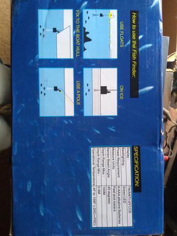 Sonar Fish finder novo alcance de até 100m