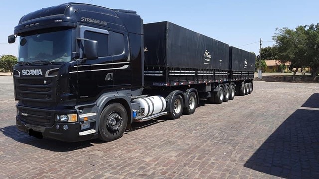 SCANIA 480 6X4 HIGHLINE STREAMLINE ANO 2014 + RODOTREM GUERRA 19.80 MTRS ANO 2004