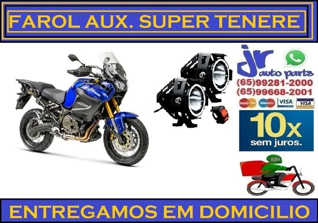 Par Farol Auxiliar Milha Yamaha Super Tenere 1200cc Angel Eyes U7