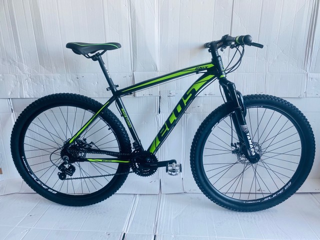 Bicicleta Ecos 29 MTB Shimano 21 v freio a disco  - Foto 4