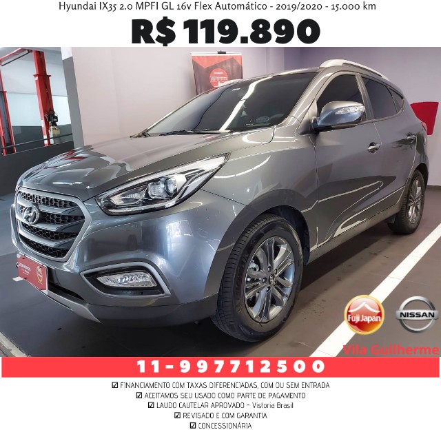 HYUNDAI IX35 2.0 GL 16V FLEX AUTOMÁTICO 2019/2020 15.000 KM