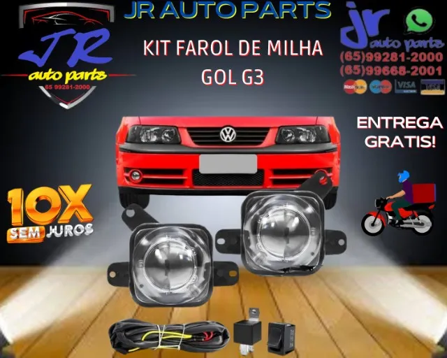 Kit Farol de Milha Gol G3