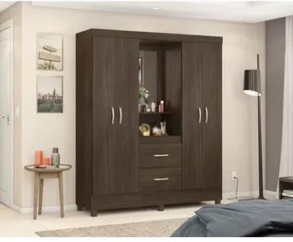 Excelente Preço Guarda Roupa Com Espelho central Aproveite!!