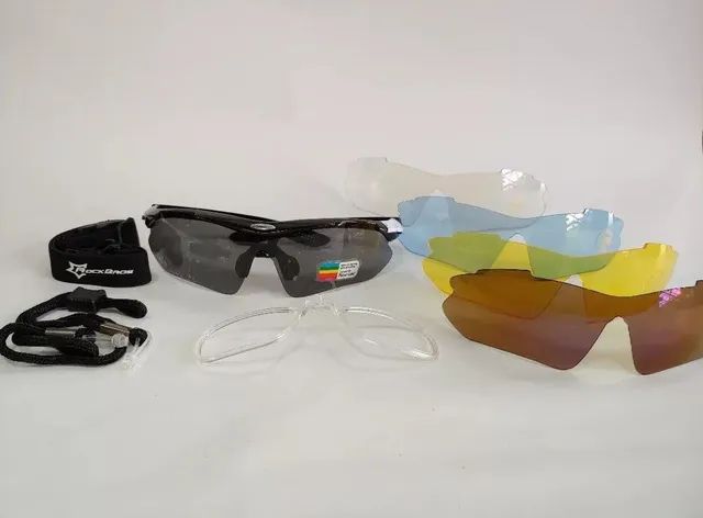 Óculos para ciclista Rockbros lentes intercambiáveis - Foto 4