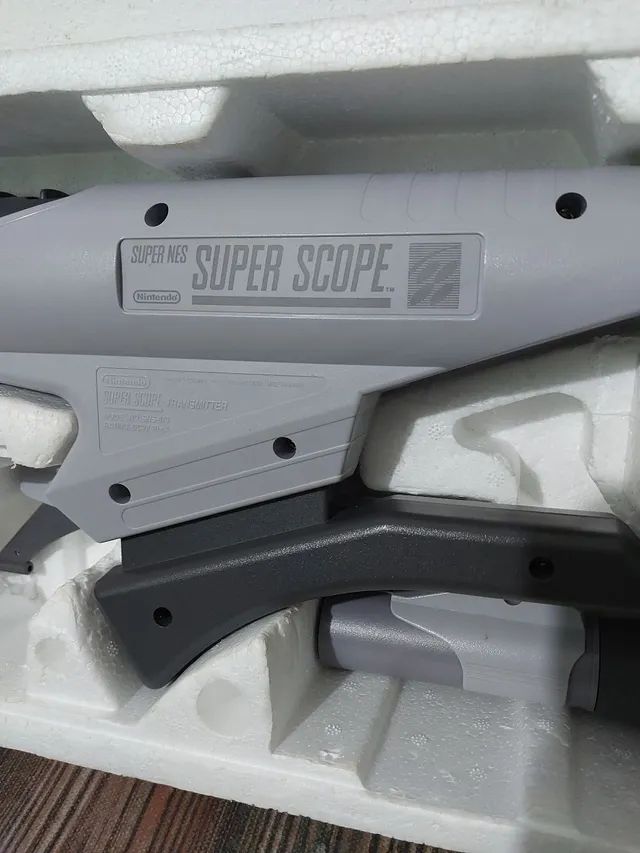 Scope super Nintendo na caixa original não acompanha cartucho de jogos  - Foto 2