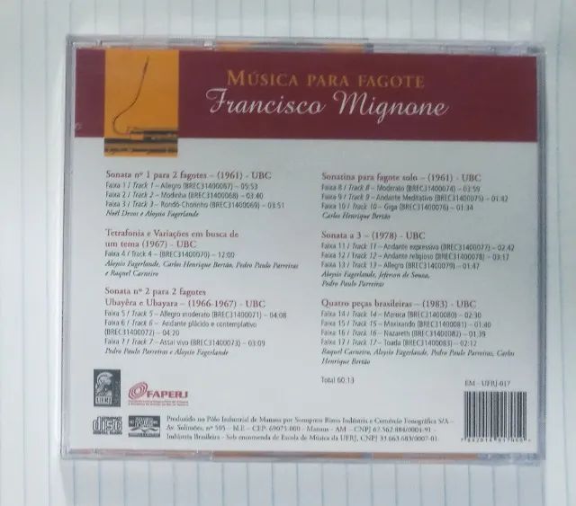 Francisco Mignone - Música para fagote - Foto 2