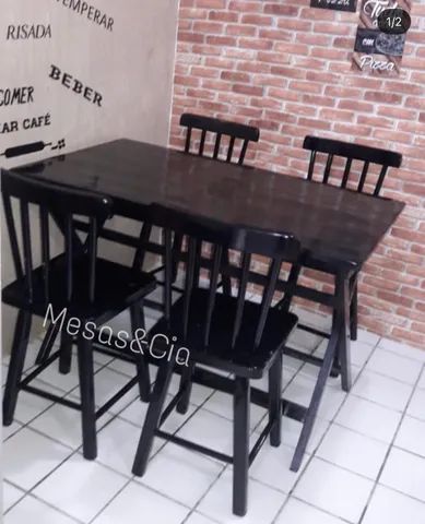 Jogo de mesa e cadeira entrego 