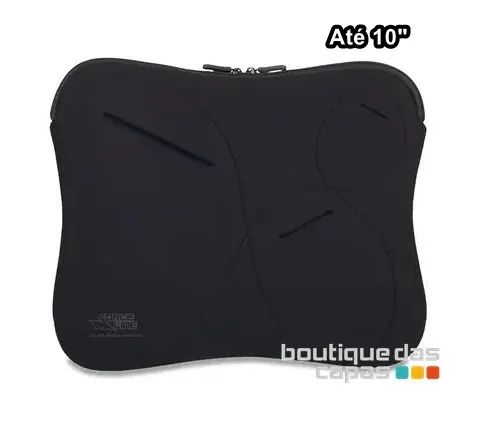 Case Capa Infinity Preto Para macbook Notebook tablet ipad Forceline para 10" - Foto 2