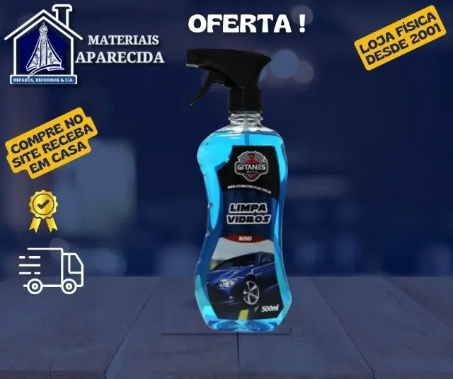 Limpa Vidros Gitanes Auto Geral 500ml - novo