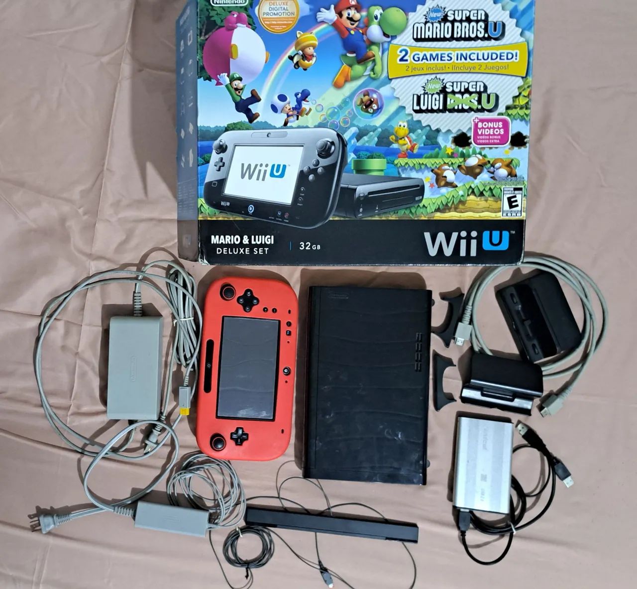 Wii U system complete with extras hotsell