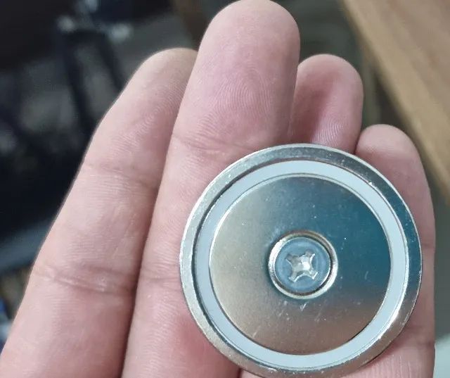 Imã para pesca magnética de 42mm de diâmetro - Foto 2