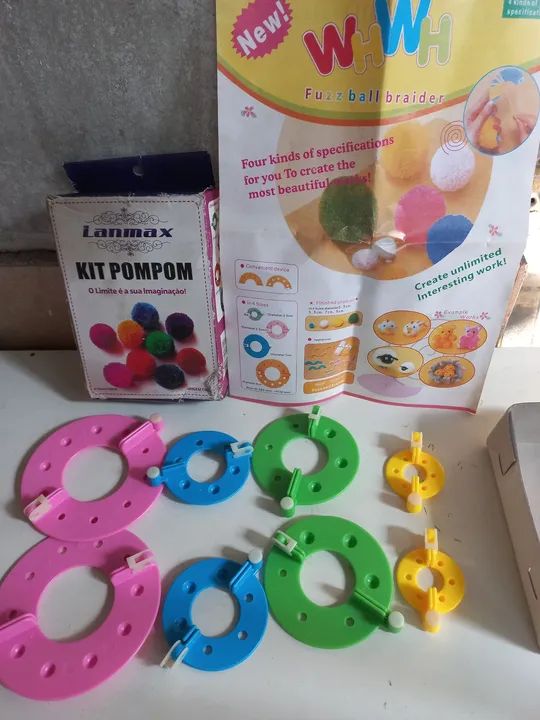 Kit pom pom 8 peças  - Foto 5