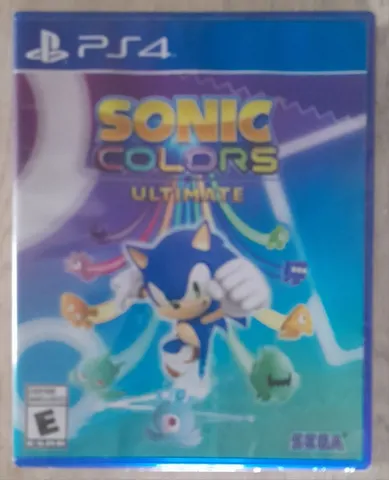 Jogo Sonic Colors Ultimate Ps4 Mídia Física Lacrado