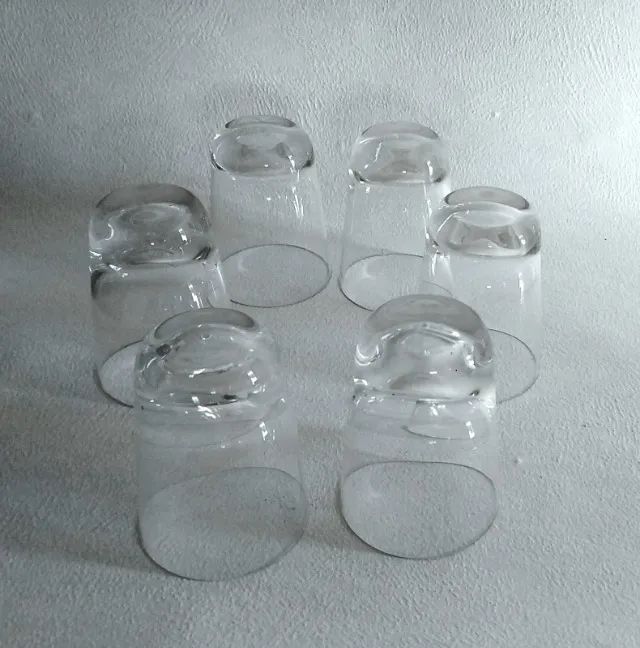 Jogo Com 6 Copos em fino Cristal, Para Dose 60 ml. - Foto 4