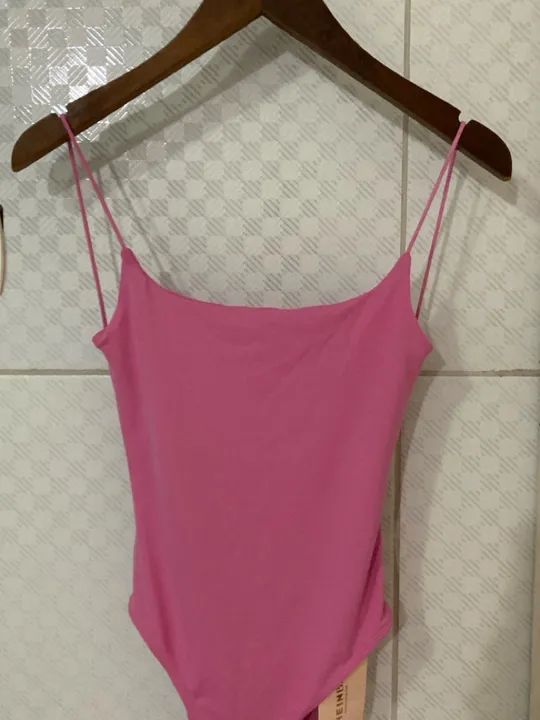 Body Rosa sem Mangas NOVO  - Foto 3