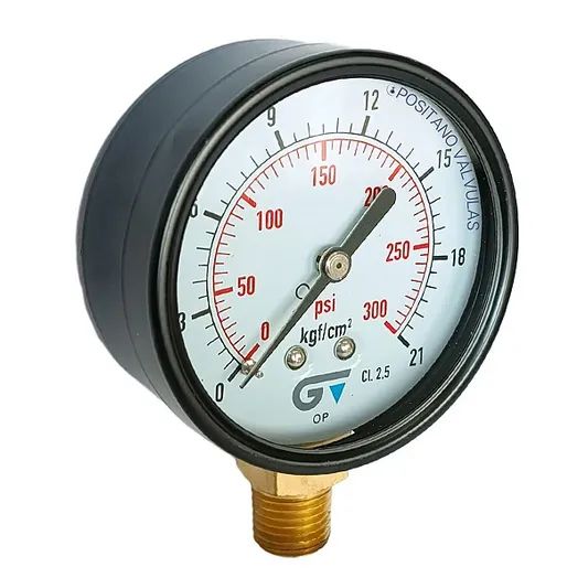 Peças para maquinas - Manometro 300psi 20Bar