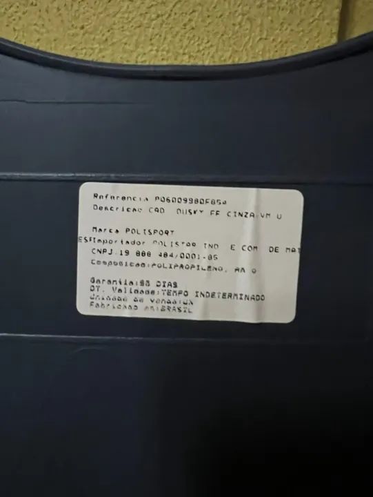 Cadeirinha traseira Polisport Dusky FF V29 Preta e Vermelha - Usada mas em ótim - Foto 2