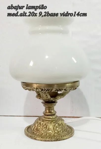 abajur lampião peque em bronze - Foto 4