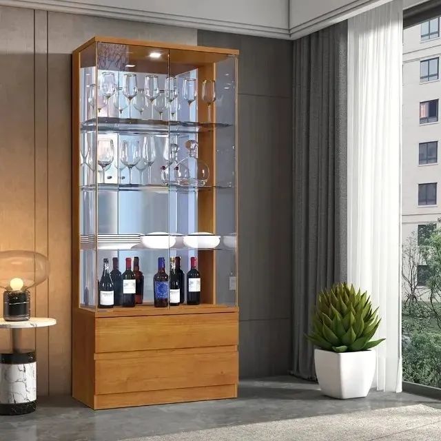 Cristaleira Luxo 2 Gavetas Com LED. São Produtos Novos Direto da Fábrica P/Sua Casa! - Foto 3