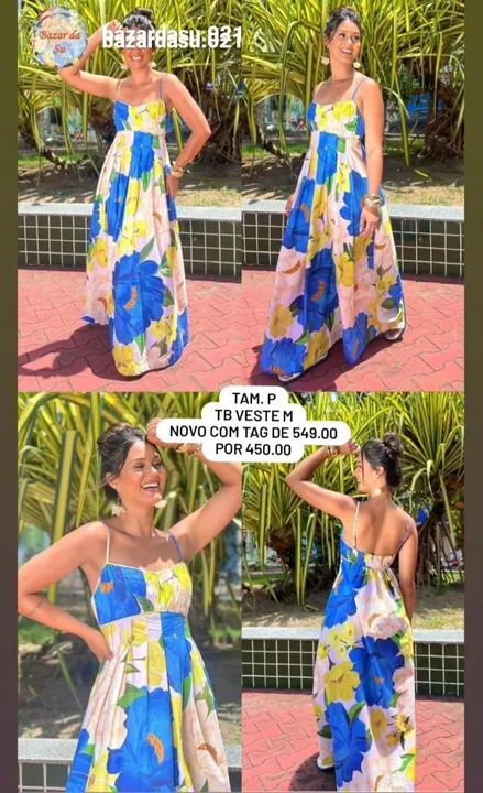 Vestidos Farm - Novos com tag
