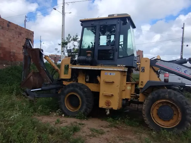 Pa carregadeira e Retroescavadeira xcmg com garfo florestal