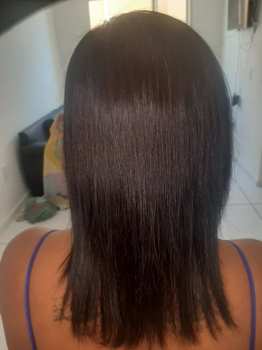 Aplicação mega hair na rede
