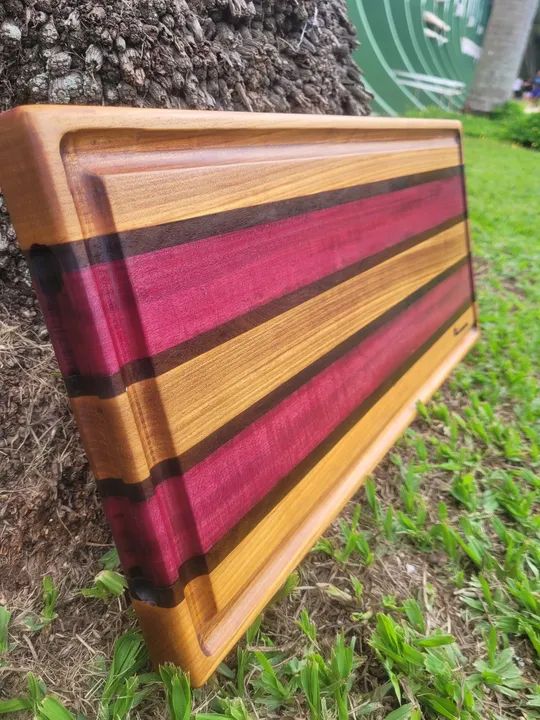 Tábua de Corte de Madeira Maciça roxinho